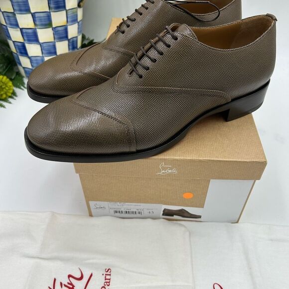 Men's Christian Louboutin boabi calf  Leather, Oxford, size 43 made in Italy - Picture 5 of 10
